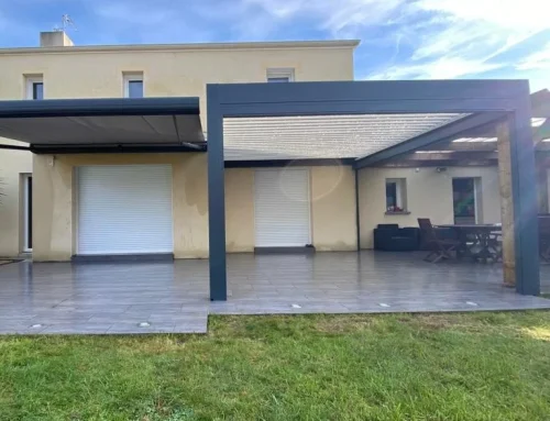 Pergola Bioclimatique avec store banne à Trets